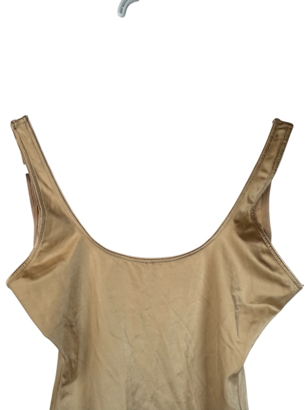 Spanx Open Bust Shaping Cami Tank Nude Beige Compression Layering Medium - Picture 4 of 8